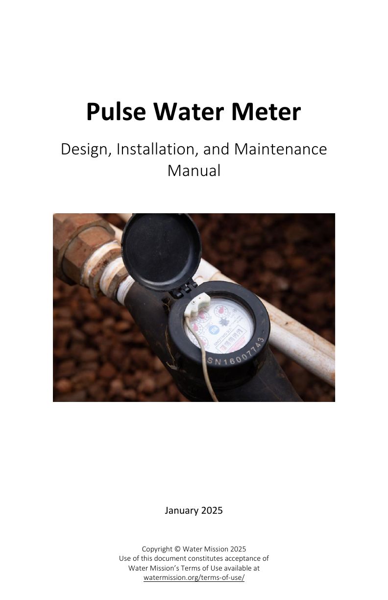Pulse Water Meter Manual