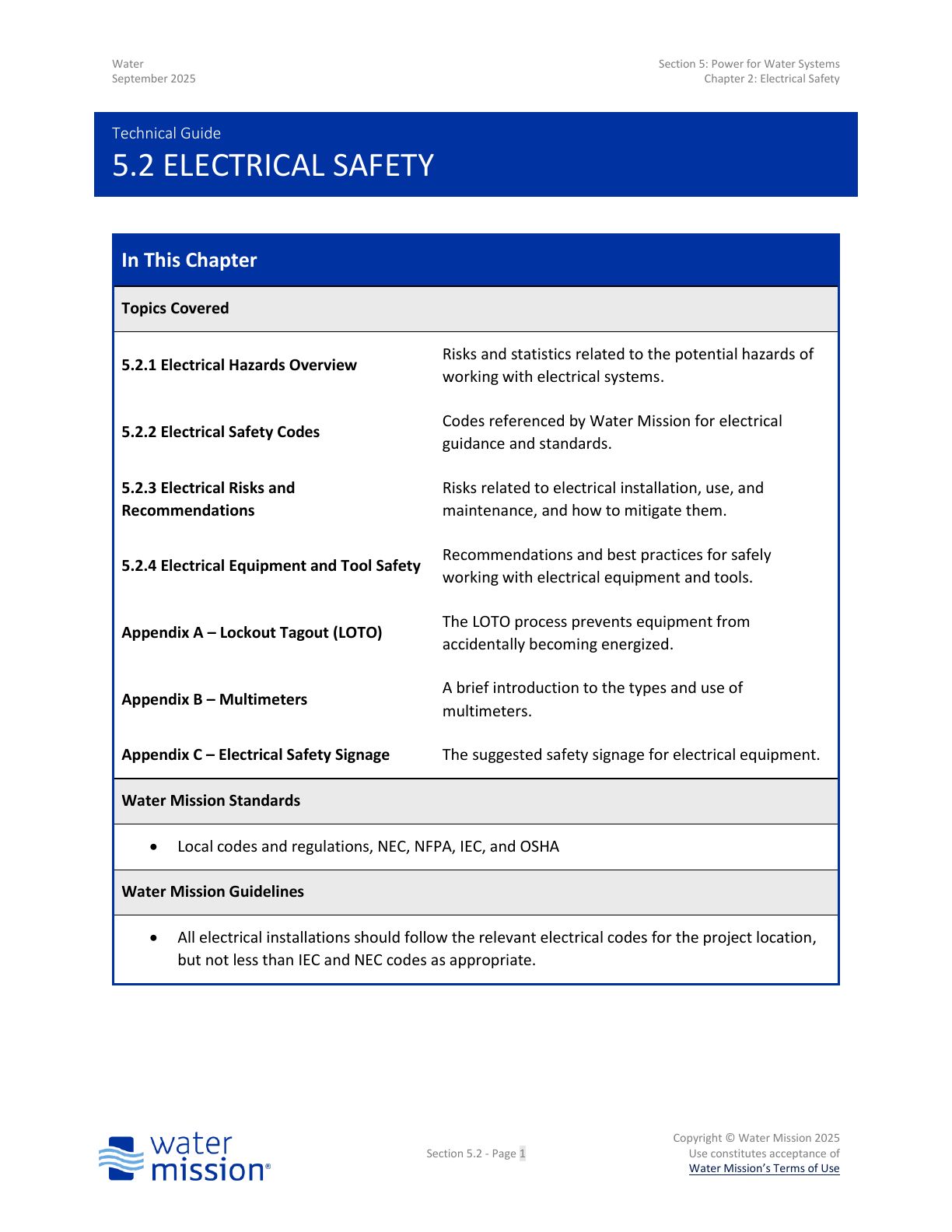 Electrical Safety