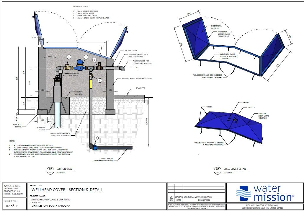 Wellhead Cover Drawing