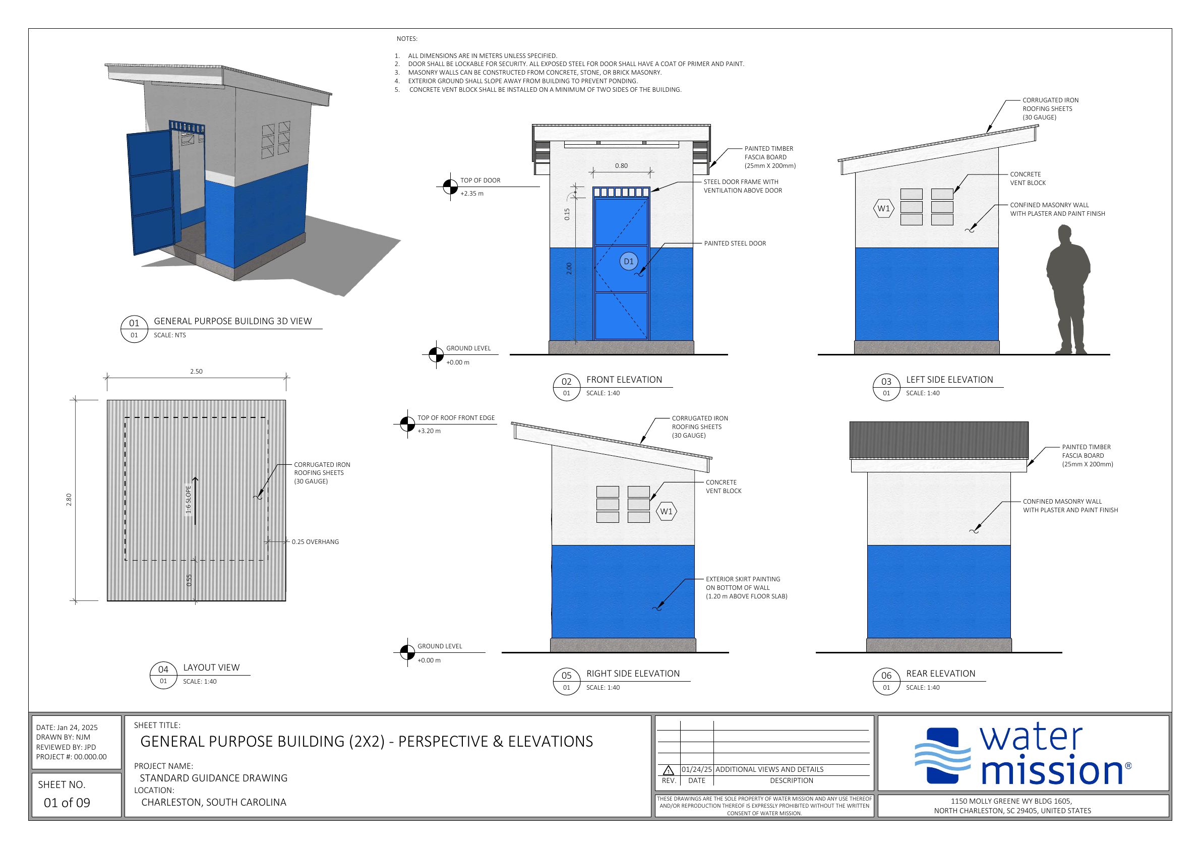 Building: Stem Wall Foundation Drawing